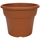 The HC Companies Panterra Collection Standard Pot | Clay - 10in D x 7.75in H - Max Liquid Volume: 1.56gal