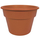The HC Companies Panterra Collection Standard Pot | 13.25in Diam x 9.5in H - Max Liquid Volume: 3.35gal - Clay