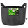 SmartPot Fabric Aeration Container with Handles | Black - 3gal - 10in Base x 7.5in H