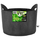 SmartPot Fabric Aeration Container with Handles | Black - 5gal - 12in Base x 9.5in H