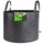SmartPot Fabric Aeration Container with Handles | Black - 15gal - 18in Base x 13.5in H - with Handles