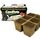 CowPots Biodegradable Pots | 12pk - #3 Six Cell - Cells : 2.125in x 2.125in at the Base - Overall : 9.25in L x 6in W x 3in H