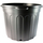 Nursery Supplies Blow-Molded Custom Trade Pot | Trade #5 - Black - Round - 14in D x 9.875in H - 5.17gal (19.58L)