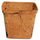 PlantBest Biodegradable Coco Coir Pot | 4.25in - Square - 33.5cu in Capacity - 4-5/16in OD (4-3/8in ID) x 3-13/16in H