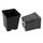 Grower Select Square Deep Vacuum Pot | 4.5in - Square Deep - Black - 1.72qt Capacity