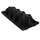 The HC Companies Offset Tray | 21.25in L x 8.50in W x 5.38in H - Black
