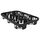 The HC Companies Universal Spacer Tray | Black - 19in L x 12.6in W x 2.6in H