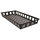 The HC Companies Standard Open Web Carry Tray | Black- 21.125in L x 10.5in W x 2.5in H - Light Weight