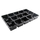 Grower Select Square Transport Tray | 15-Pocket - Black - For 4.5in Square Pots - 20.86in x 12.4in