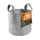 Dirt Pot Flexible Portable Planter, Grey, 200 gal, with handles