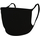 International Enviroguard Black Washable Cloth Face Mask with Antimicrobial Finish, pack of 10