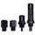 Botanicare Ebb & Flow Fitting Kit - 6pc - Includes 2 Extensions, 1/2in Barbed Fitting, 3/4in Fitting, and 2 Screens - Black