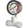HydroLogic Evolution-RO Quick Connect Liquid-Filled Pressure Gauge - 1/2in QC Tee