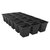 The HC Companies Dillen 1801 Standard Perennial Sheet of Pots - 18-Pot - Black - 21 x 10.5 x 3.5-in - 3 x 6 Layout - Case of 100