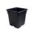 Gro Pro Pattern Design Plastic Pot - 1 Gal - Black - UV Stabilized