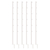 Fast Fit Continuous Bench Trellis Support - 6-Poles - 4ft H