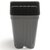 Landmark Plastic Square Nursery Pot - 2.19 x 3-in - Black - Case of 1920