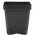 The HC Companies Square Deep Press Fit Pot - 4.12 x 5-in - Black - Case of 375