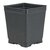 The HC Companies Square Deep Press Fit Pot - 2.62 x 3.5-in - Black - Case of 800