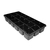 T.O. Plastics Press Fill Carry Tray | Deep - Square - Fits 3.5in - Black - 21.25in L x 10.81in W x 3.5in H - Thermoformed