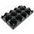 Grower Select Transport Tray - 15-Pocket - Black - for 4-in Round Pots - 20 x 12-in - Case of 70