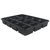 The HC Companies 12-Pocket Carry Tray | 4.5in L Pockets - 12 Pockets - Black