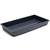 T.O. Plastics Standard Flat Tray without Holes | Black - 21.44in L x 10.94in W x 2.44in H - Thermoformed
