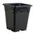 Active Aqua Square Pot - 12 x 12 x 12-in - Black - Case of 24