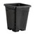 Active Aqua Square Pot - 6 x 6 x 8-in - Black - Case of 50