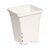 Active Aqua Square Pot - 6 x 6 x 8-in - White - Case of 50