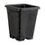 Active Aqua Square Pot - 7 x 7 x 9-in - Black - Case of 50