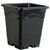 Active Aqua Square Pot - 9 x 9 x 10-in - Black - Case of 24