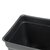 The HC Companies Square Deep Press Fit Pot - 4.12 x 5-in - Black - Case of 375
