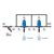 Dosatron Lo-Flo Injector with Bypass - 3/4-in - 14 GPM - 1:500 to 1:50 - Viton Seals