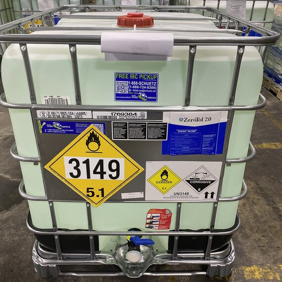 BioSafe ZeroTol 2.0 Broad Spectrum Algaecide, Bactericide & Fungicide - 275 Gal Drum