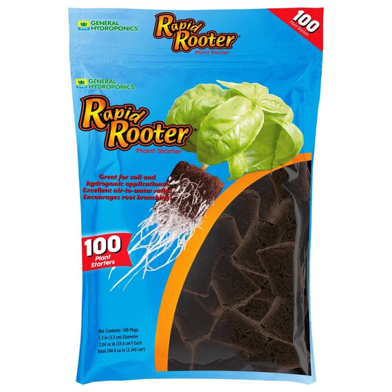 General Hydroponics Rapid Rooter Replacement Plugs - 100-Pack