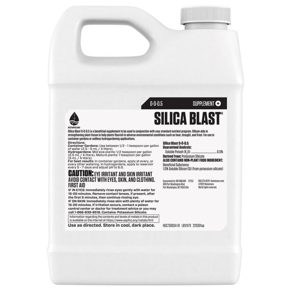 Botanicare Silica Blast Plant Supplement 0-0-0.5 - 32 Oz