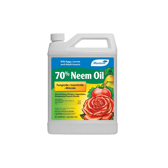 Monterey 70% Neem Oil | 1gal - Insecticide, Miticide and Fungicide - OMRI Listed