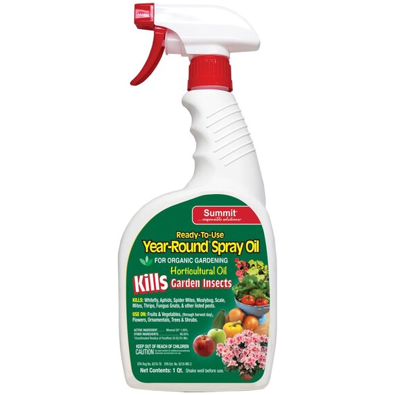 Summit Year Round Spray Horticultural Oil - 32 Oz - Ready-to-Use Trigger Spray