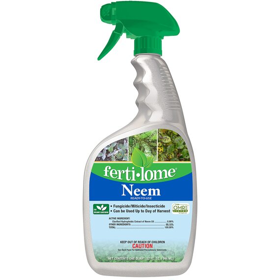 ferti-lome Neem Fungicide Miticide & Insecticide - 32 Oz Ready-to-Use