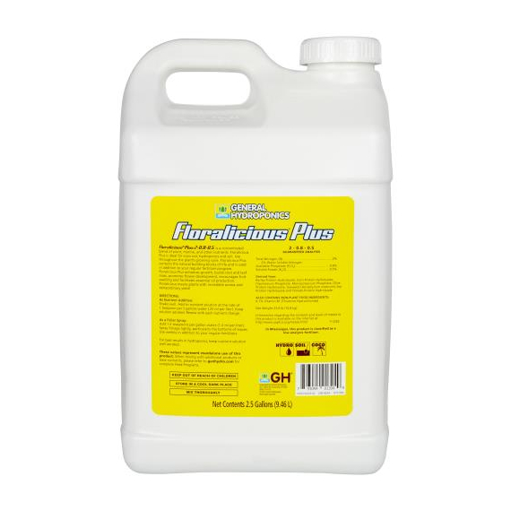 General Hydroponics Floralicious Plus 2-0.8-0.5 - 2.5gal