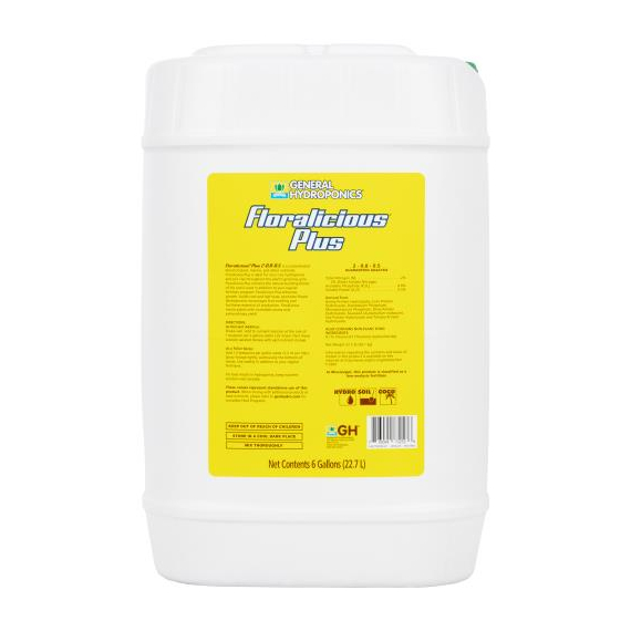 General Hydroponics Floralicious Plus 2-0.8-0.5 - 6gal