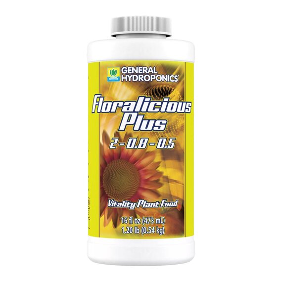 General Hydroponics Floralicious Plus 2-0.8-0.5 Nutrient Supplement - 16 Oz
