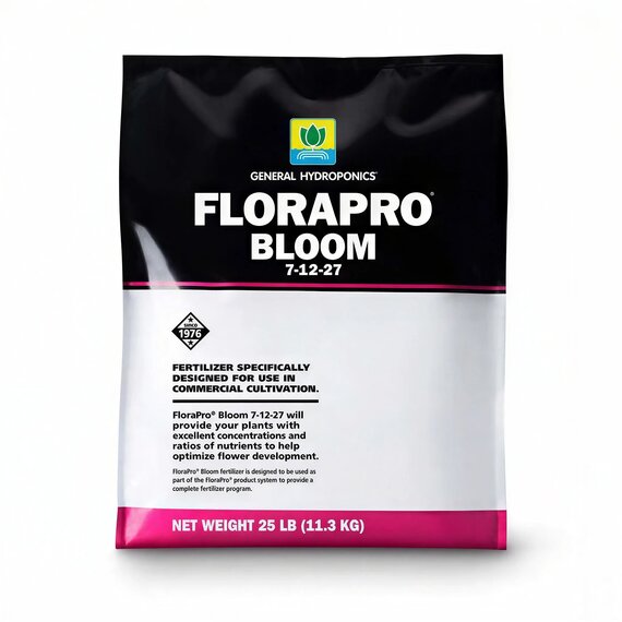 General Hydroponics FloraPro Bloom 7-12-27 Base Nutrient Powder - 25 lb