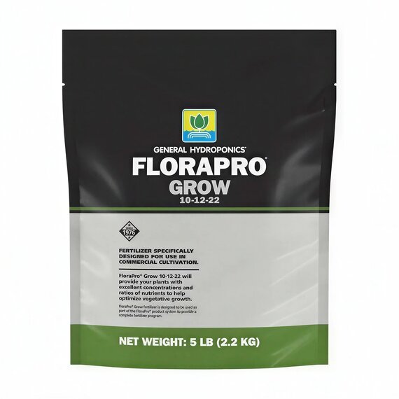 General Hydroponics FloraPro Grow 10-12-22 Base Nutrient Powder - 5 lb