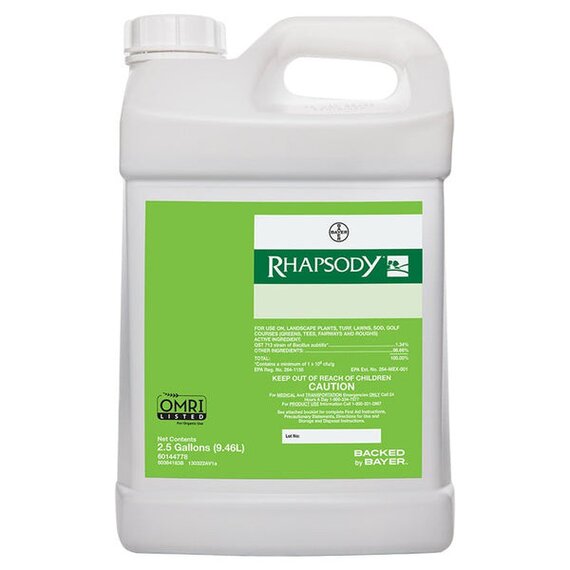 Bayer Envu Rhapsody Preventative Biofungicide - 2.5 Gal - OMRI Listed