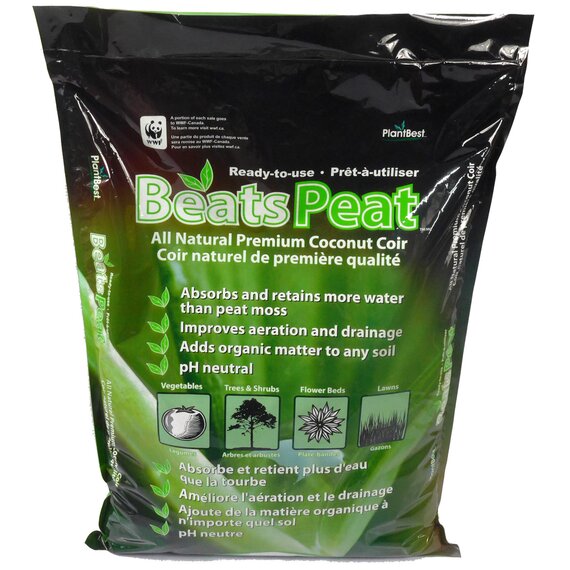 PlantBest BeatsPeat Ready-to-Use Loose Fill Coconut Coir Growing Medium - 0.74 cu ft
