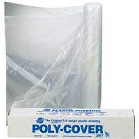 Warp Brothers Poly-Cover Construction & Agriculture Film - 2-mil - 16 x 200 ft - Clear
