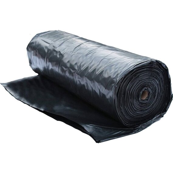 Warp Brothers Poly-Cover Construction & Agriculture Film - 6-mil - 28 x 100 ft - Black
