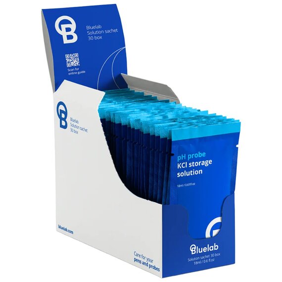 Bluelab pH Probe KCl Storage Solution Sachets - 18 mL - 30-Count